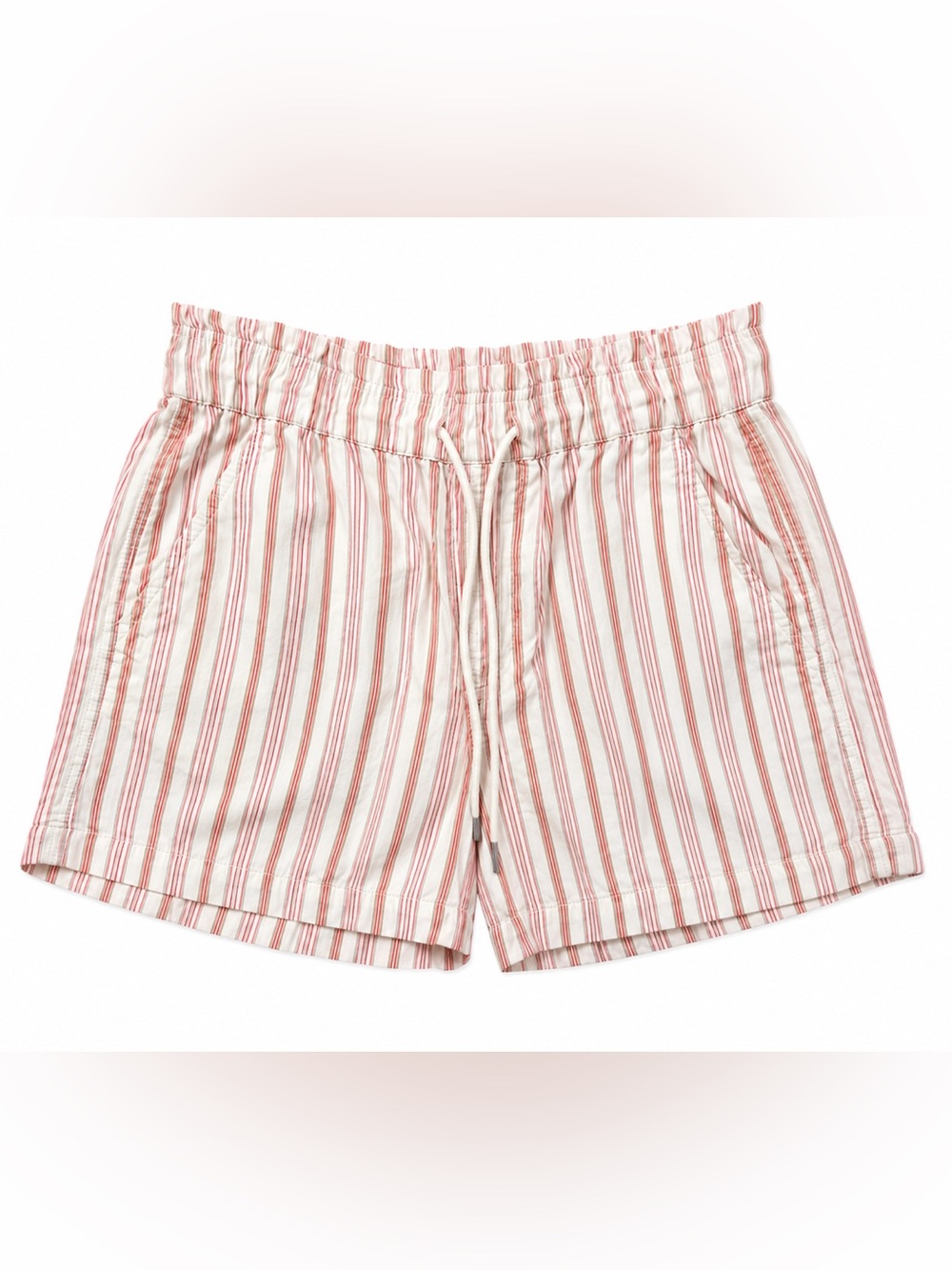 LOFT High Waist Striped Shorts